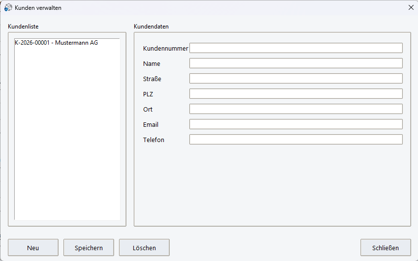 ZahlPro – Kunden verwalten